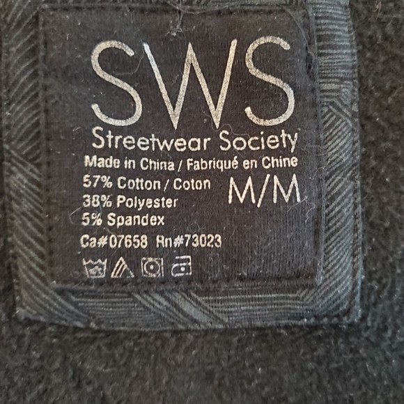 Medium, Grey's Pattern, Long Sleeve Hoodie with Thumb Holes, Lightweight, Comfy - Picture 13 of 14